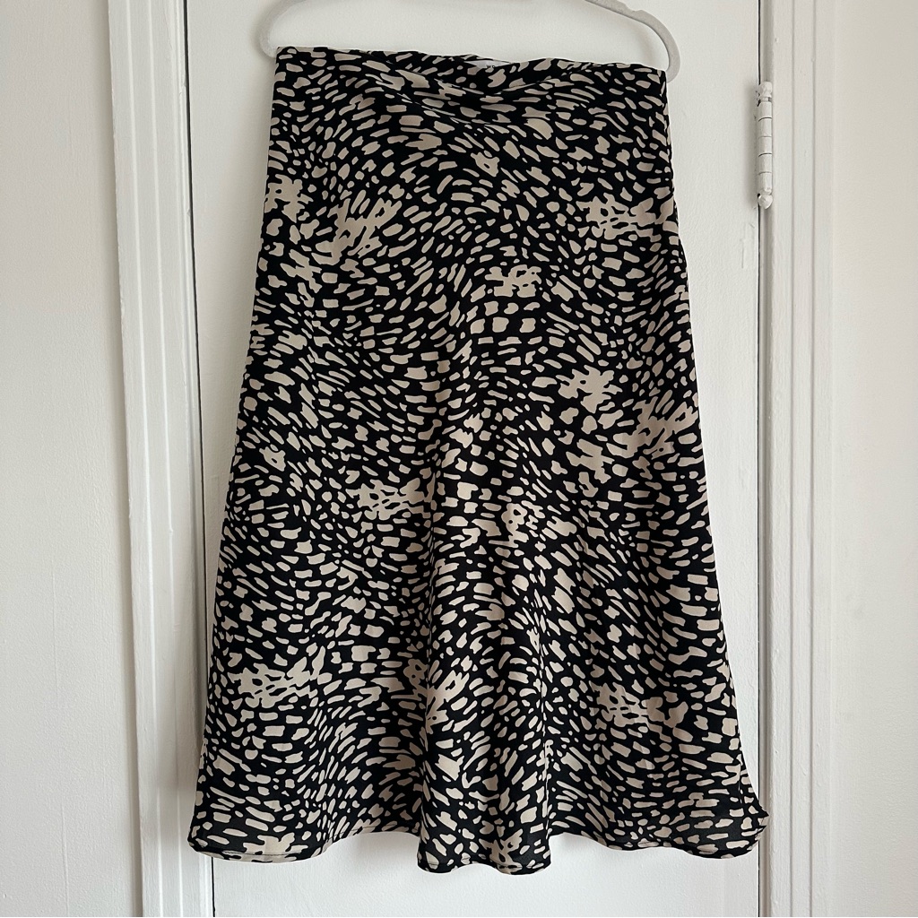 Animal Print Midi Skirt